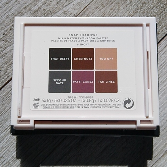 NIB FENTY BEAUTY Snap Shadows Mix & Match Eyeshadow Palette in Smoky - Picture 7 of 16